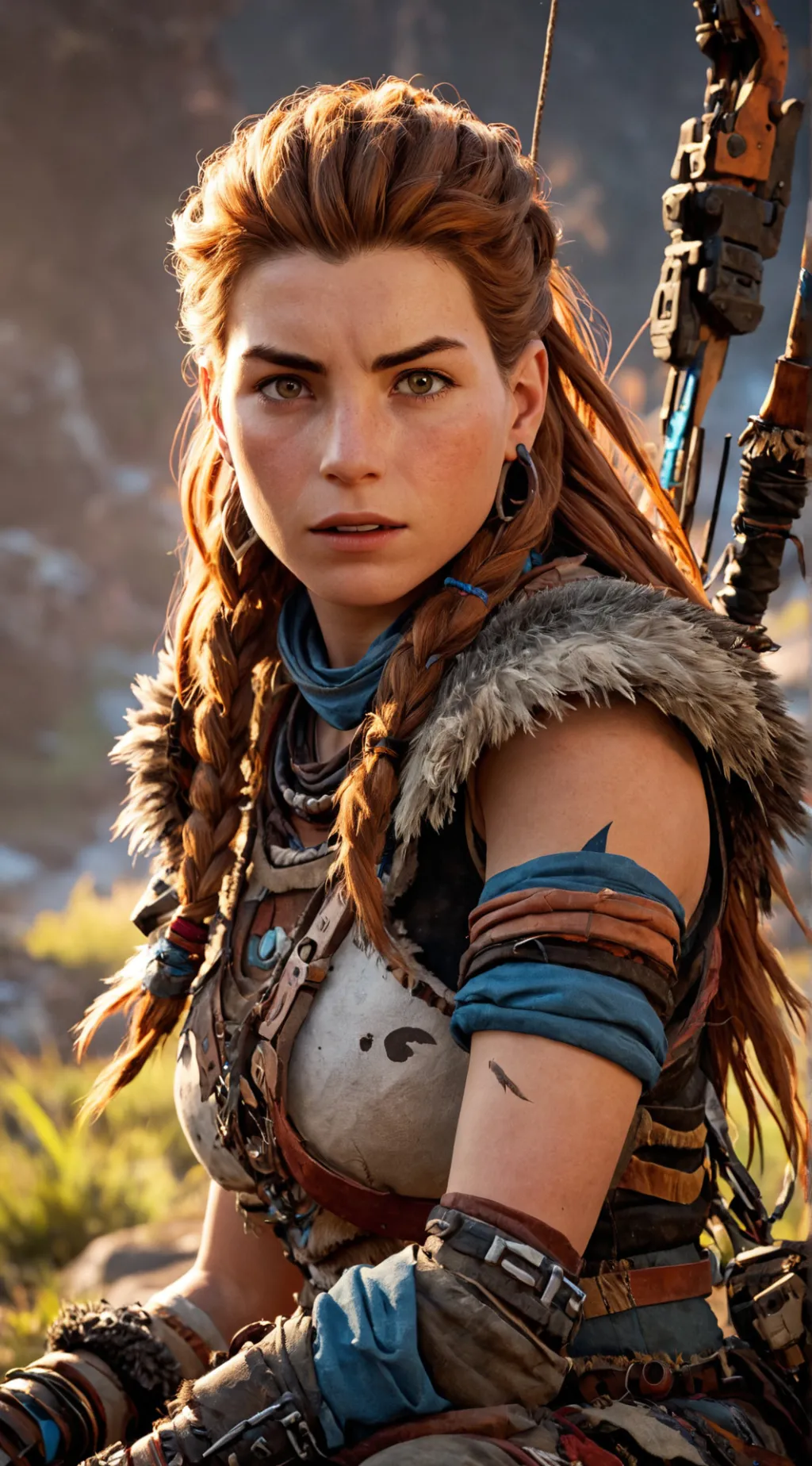 ai character: Aloy background