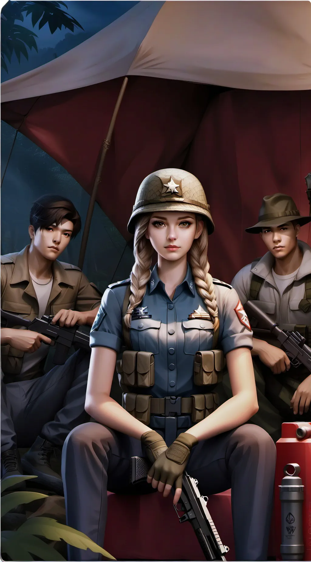 ai character: Silvana background