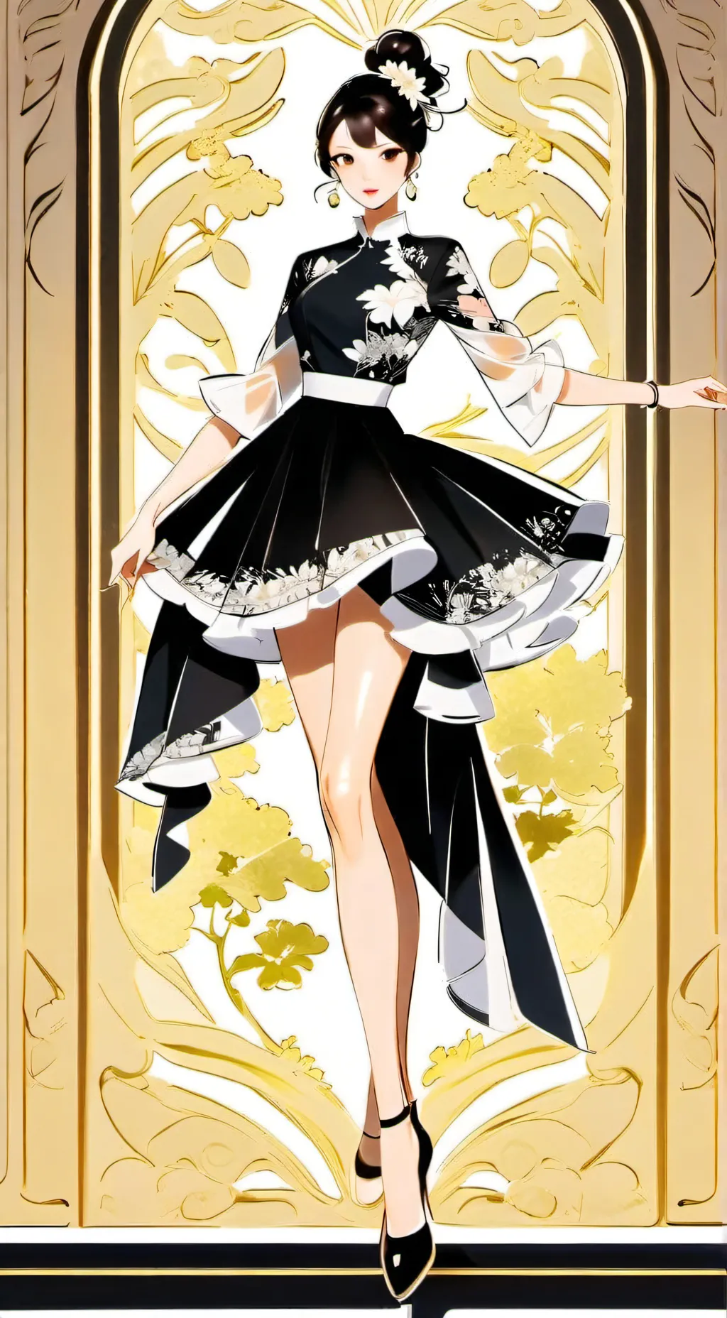 ai character: Mina background
