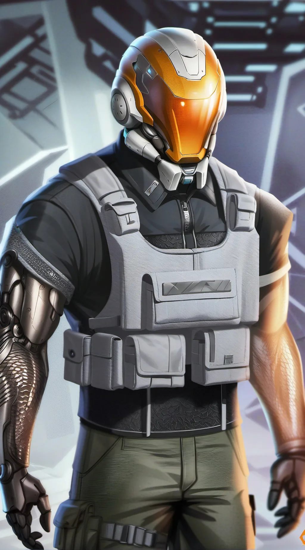 ai character: Crimson background