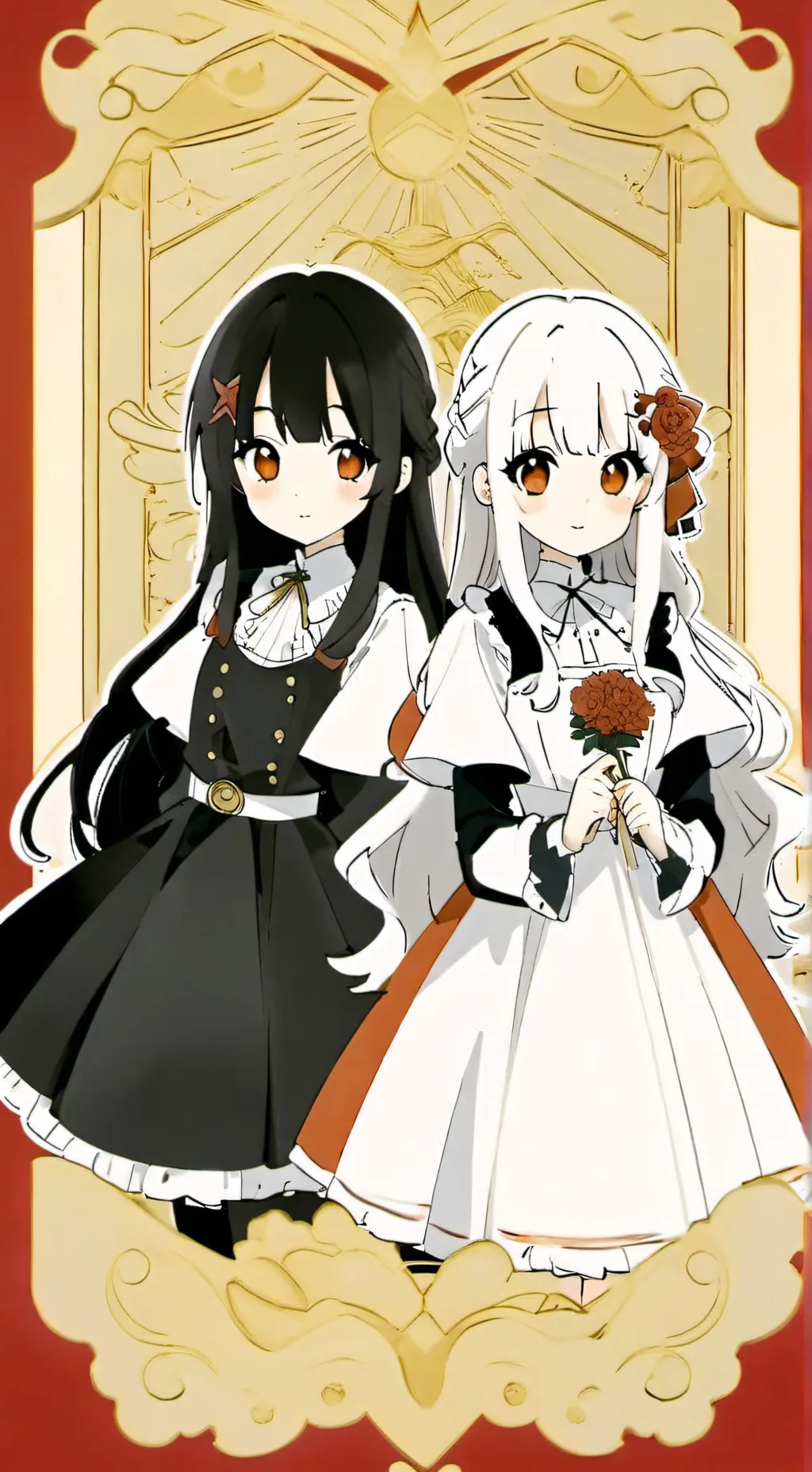 ai character: Yuki y Akina  background