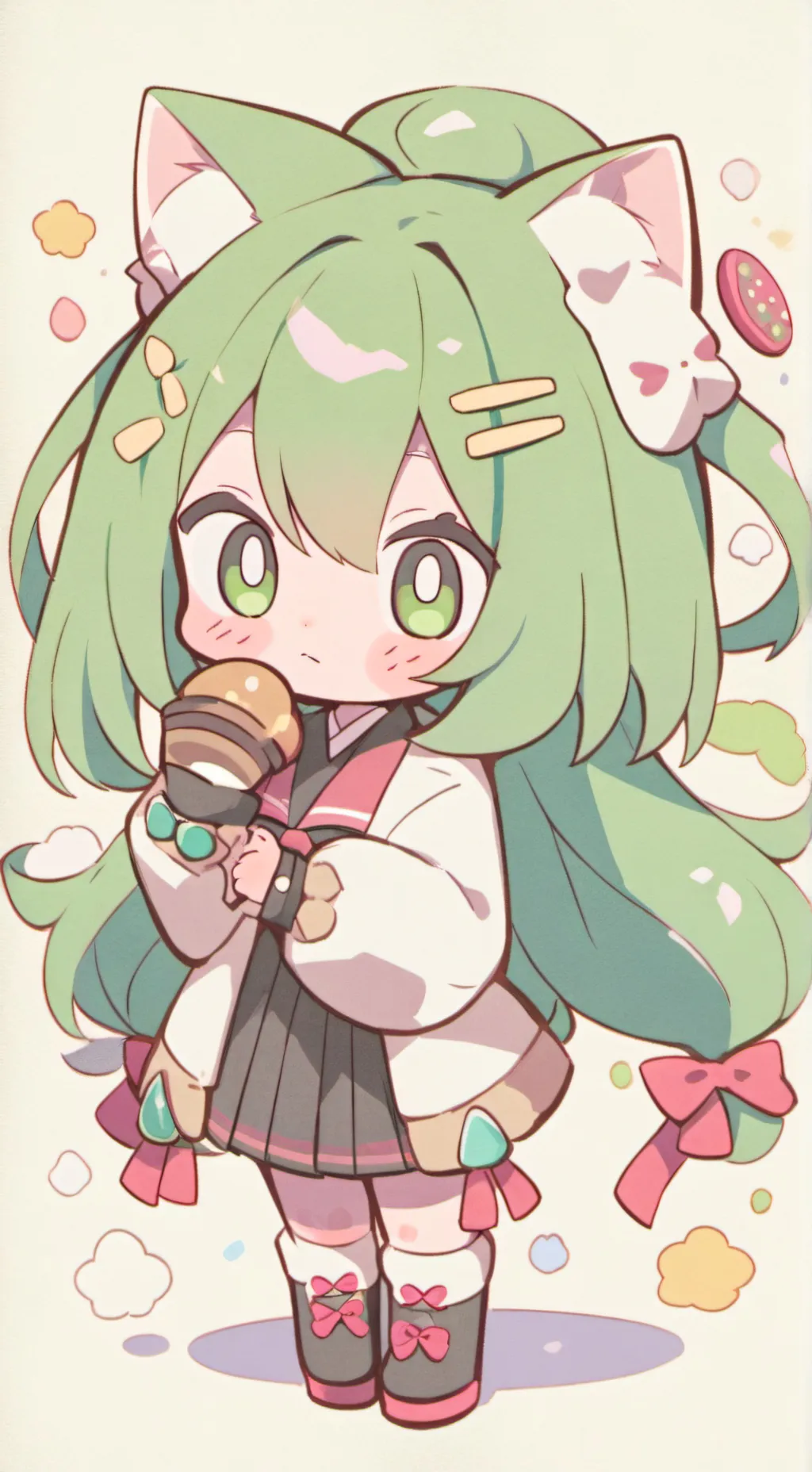 ai character: luna background