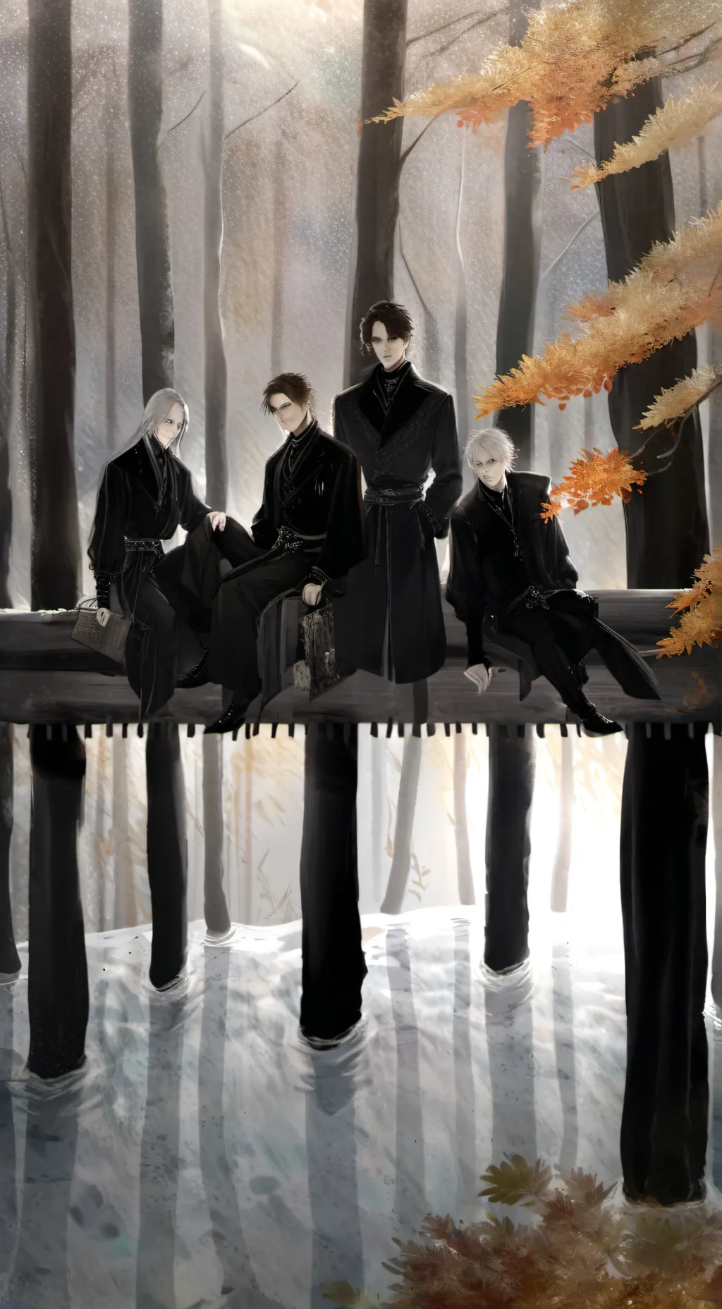ai character: 4 brothers(BL) background