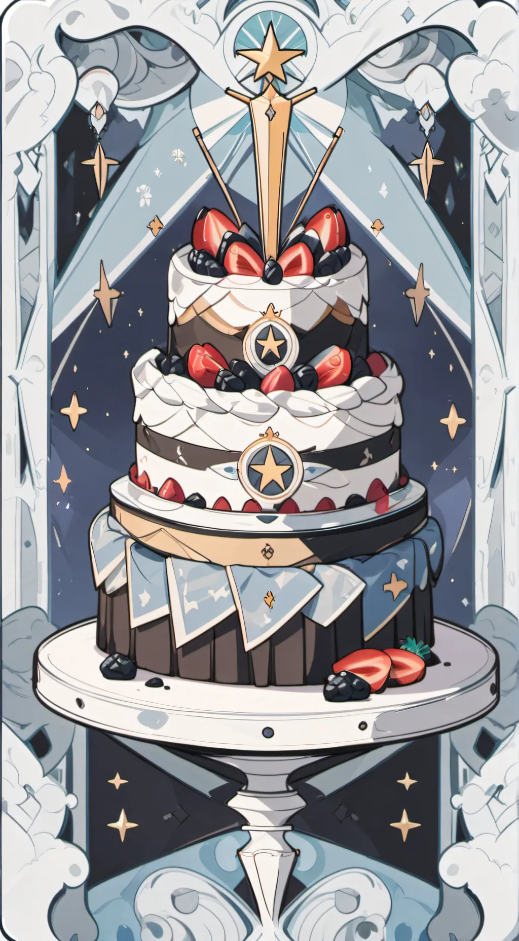 ai character: Hear me out cake background
