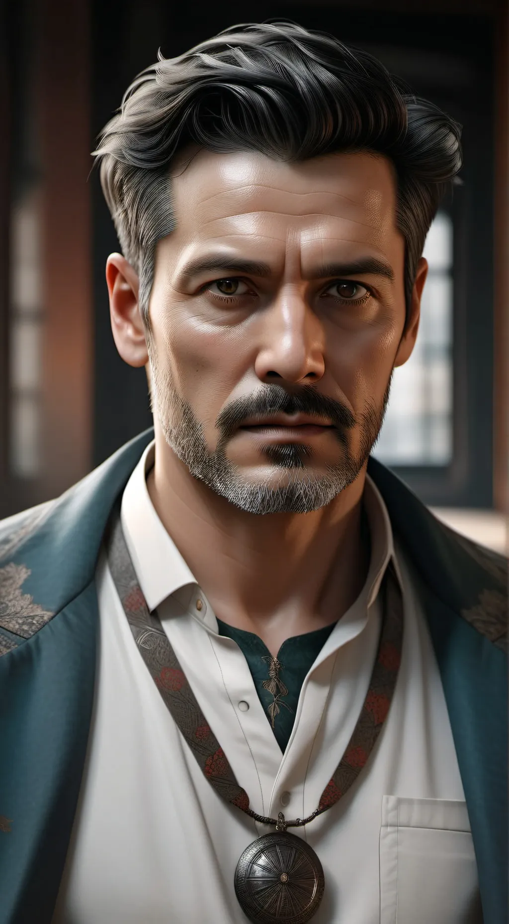 ai character: Victor Santoro background