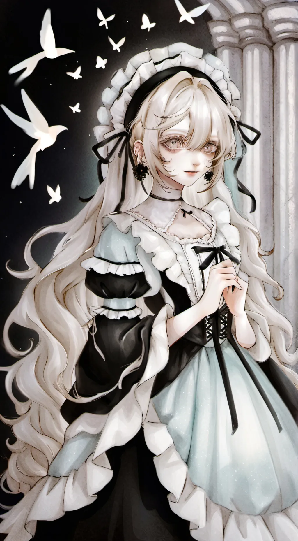 ai character: Tw0j k0&m@r background
