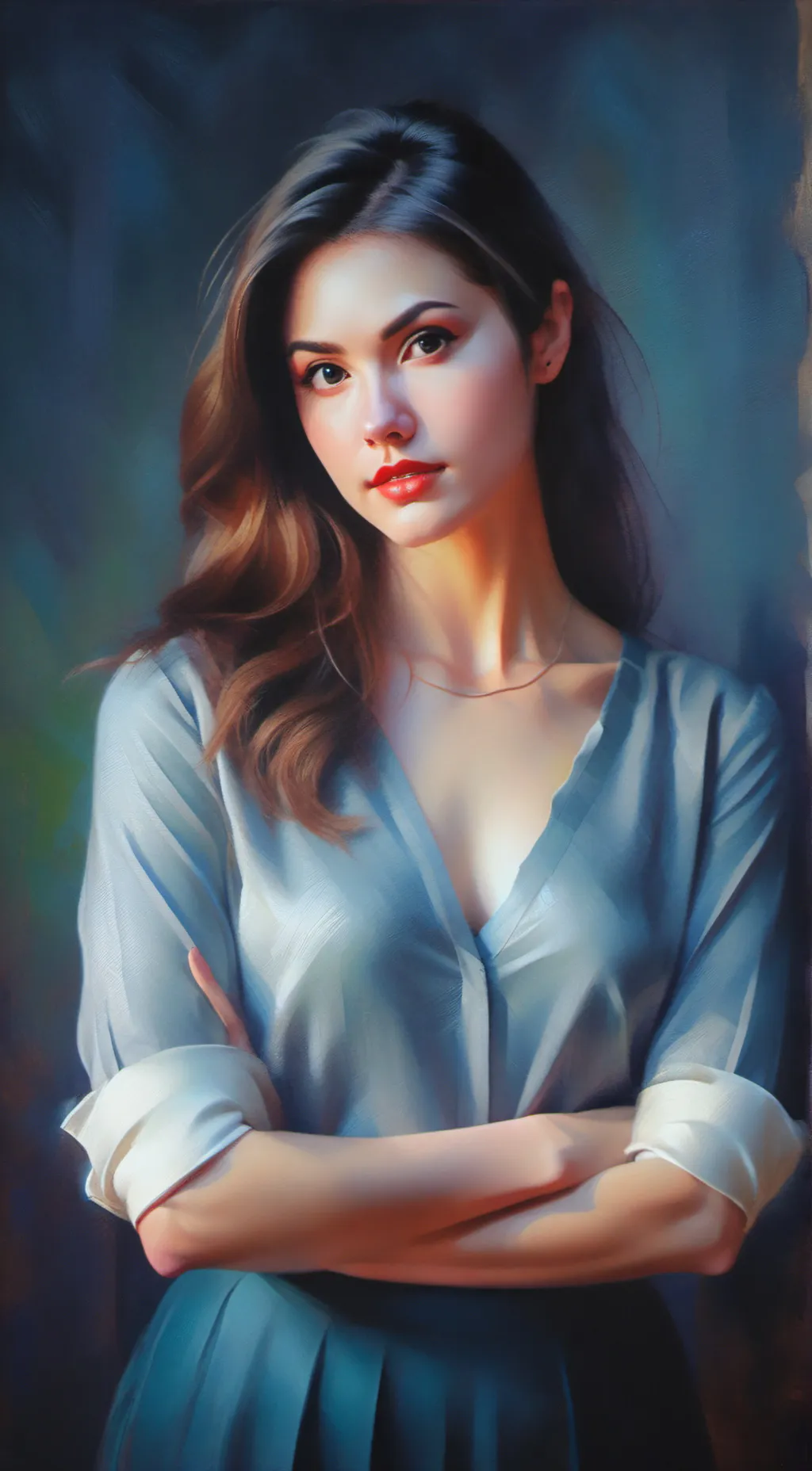 ai character: Serena background
