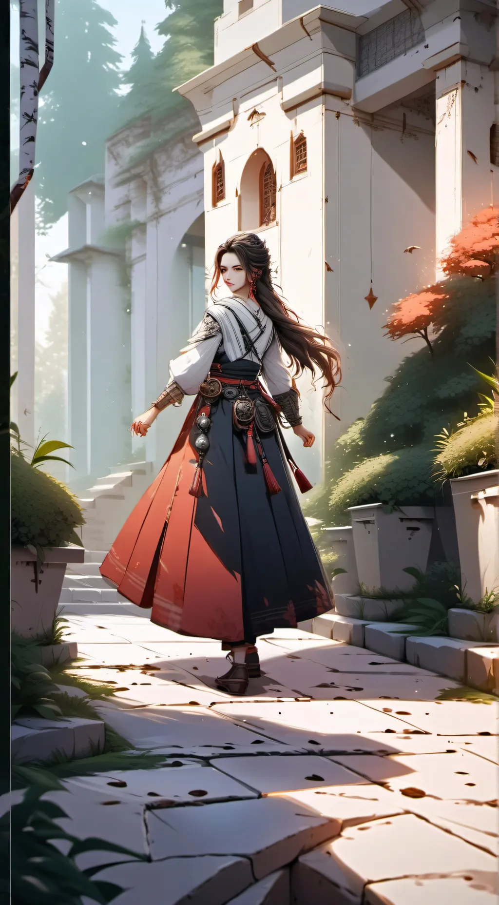 ai character: саша background