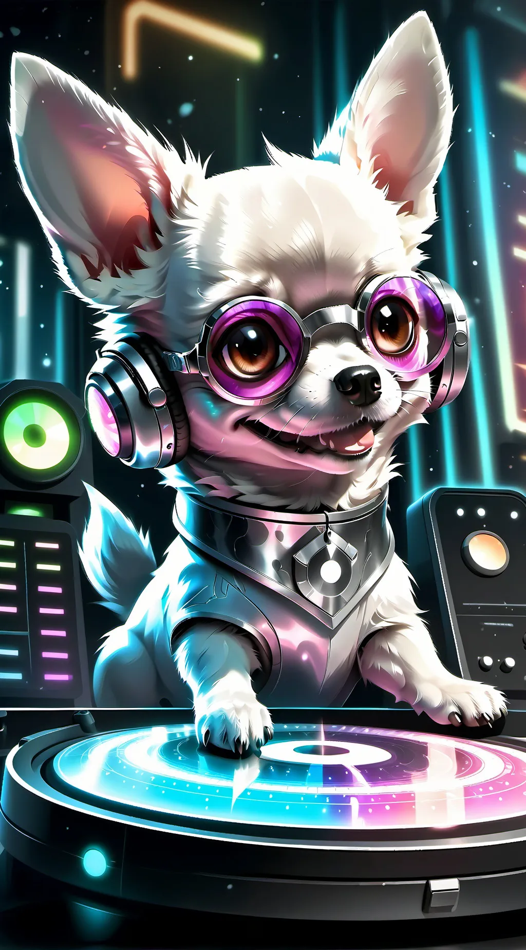 ai character: Bit Byte background