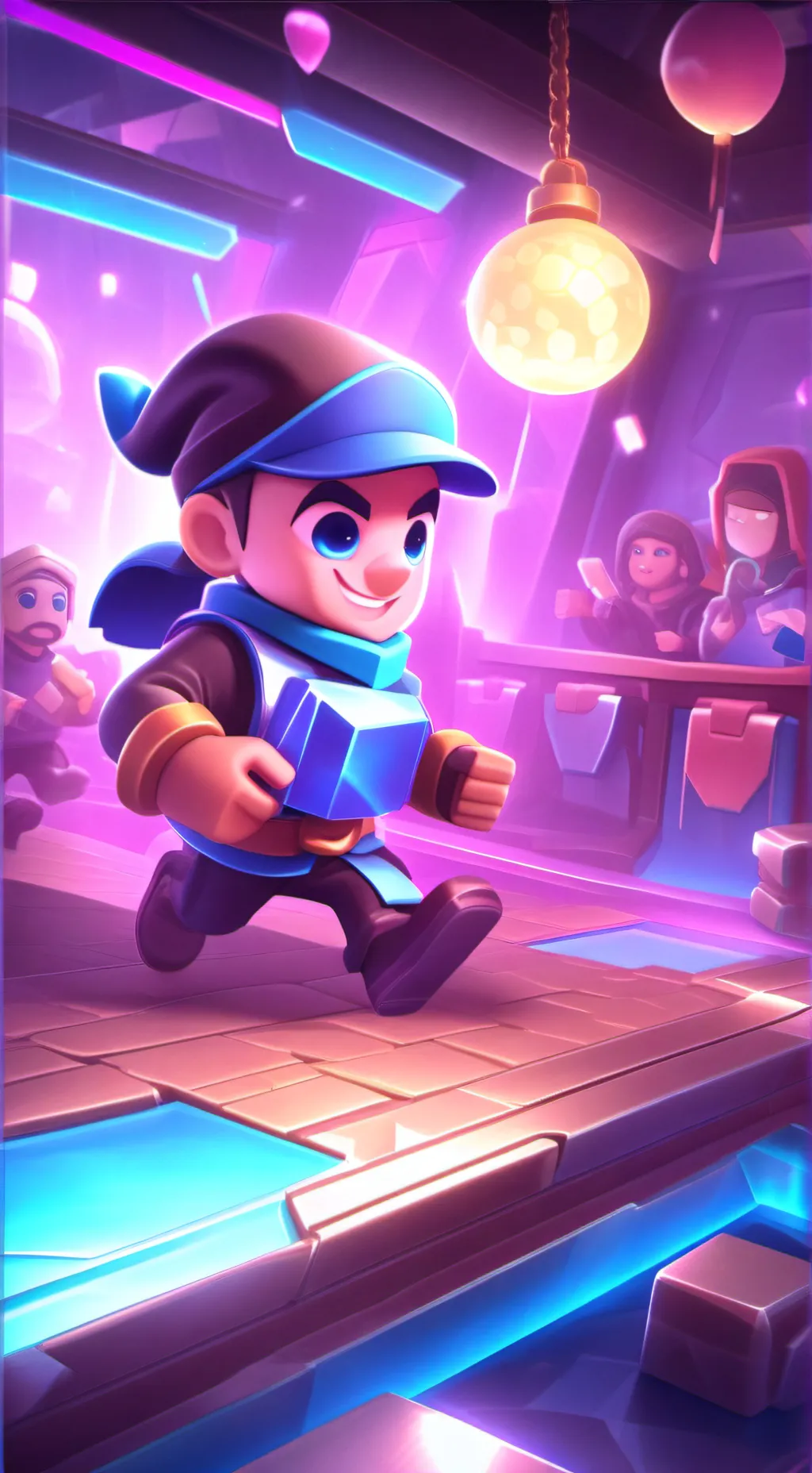 ai character: black and you background