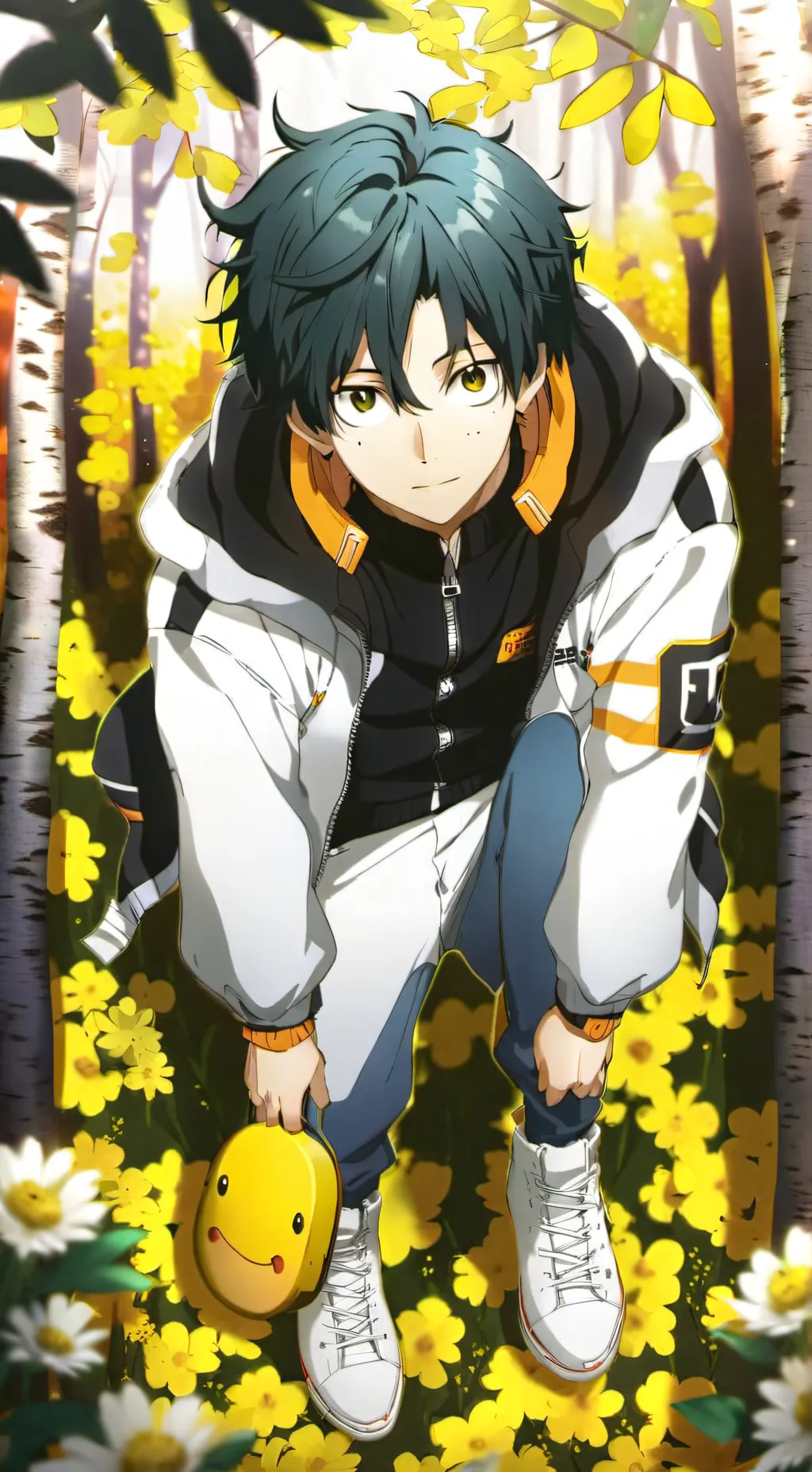 ai character: MHA Sleepover background