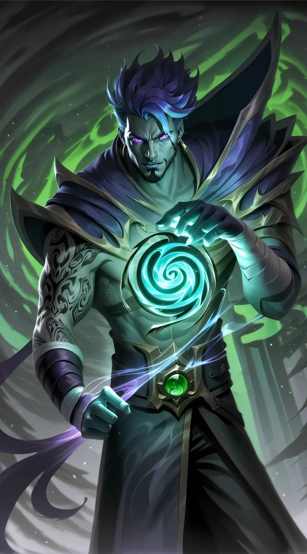 ai character: ZOLGROUTH  background