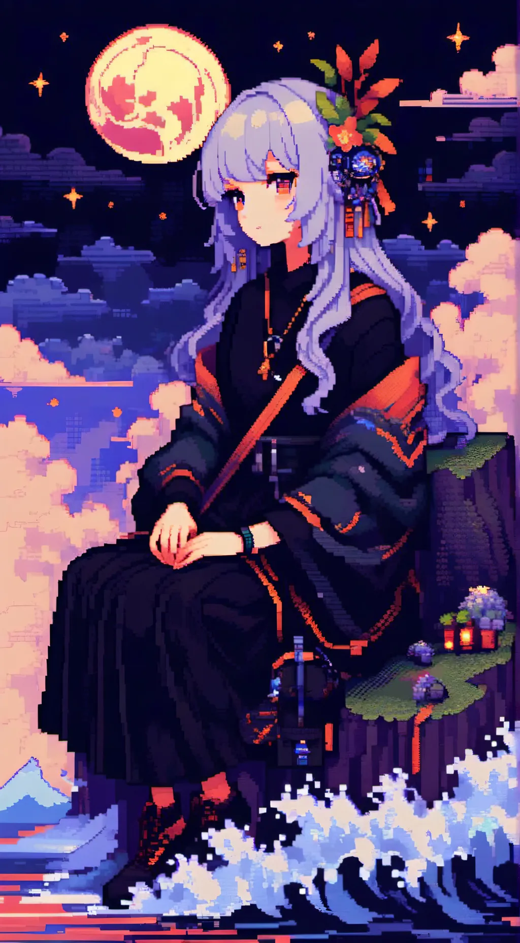 ai character: sprout xddd background