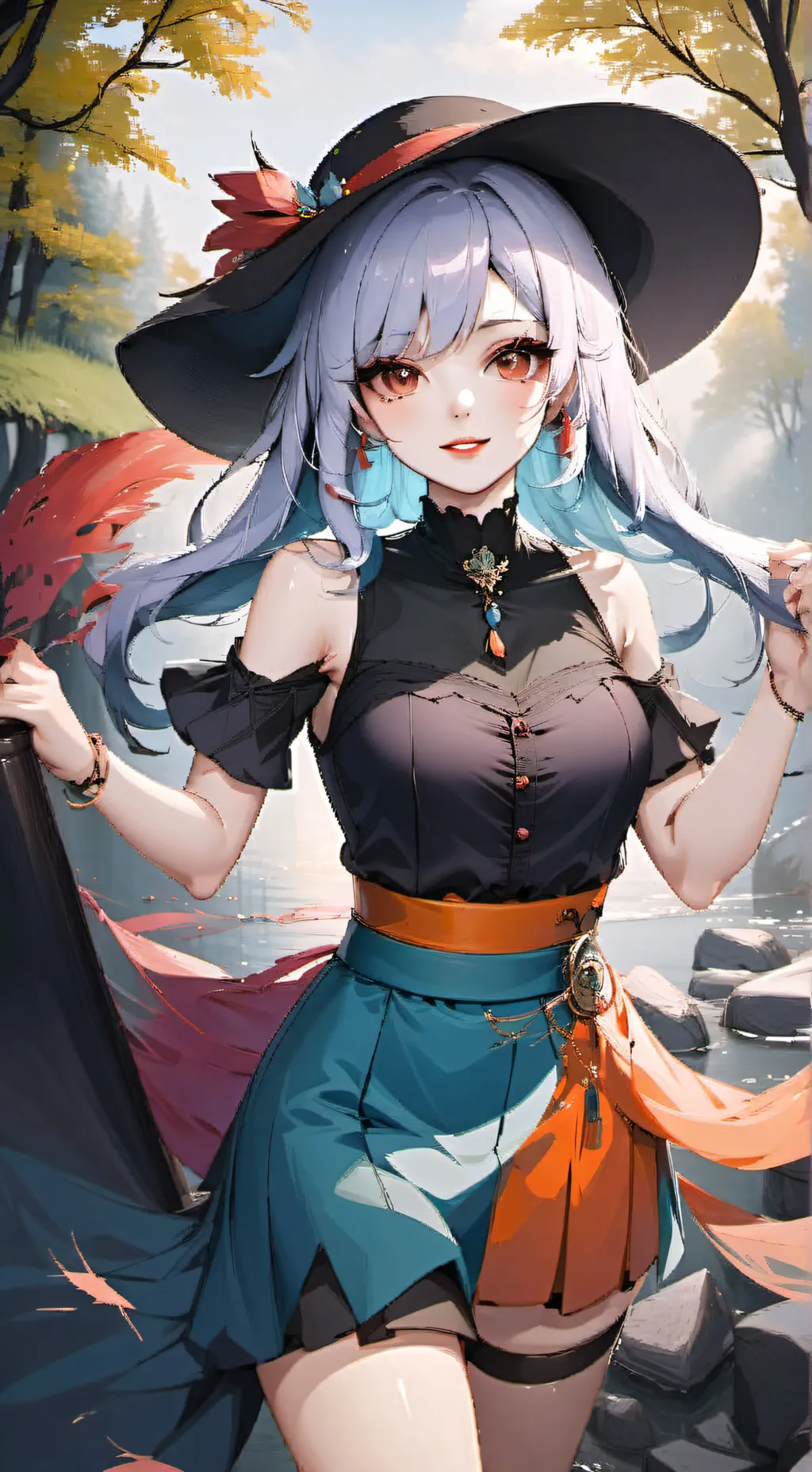 ai character: Lea background