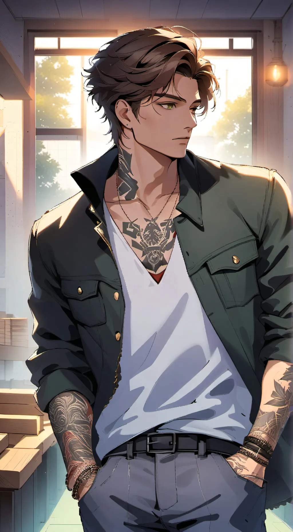 ai character: Cason background
