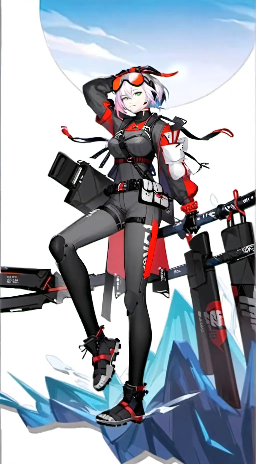 ai character: CiFlower  background