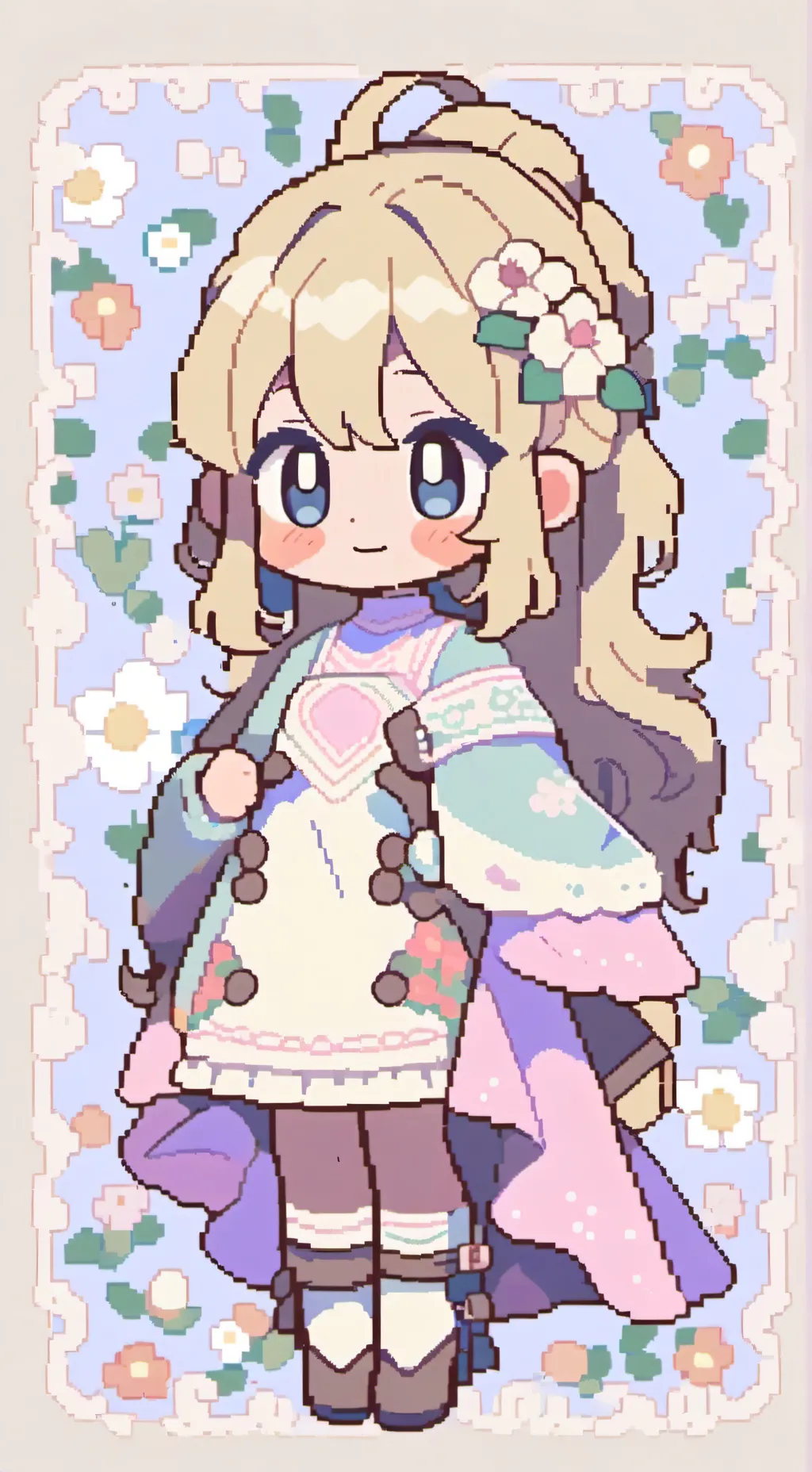 ai character: Crystal background