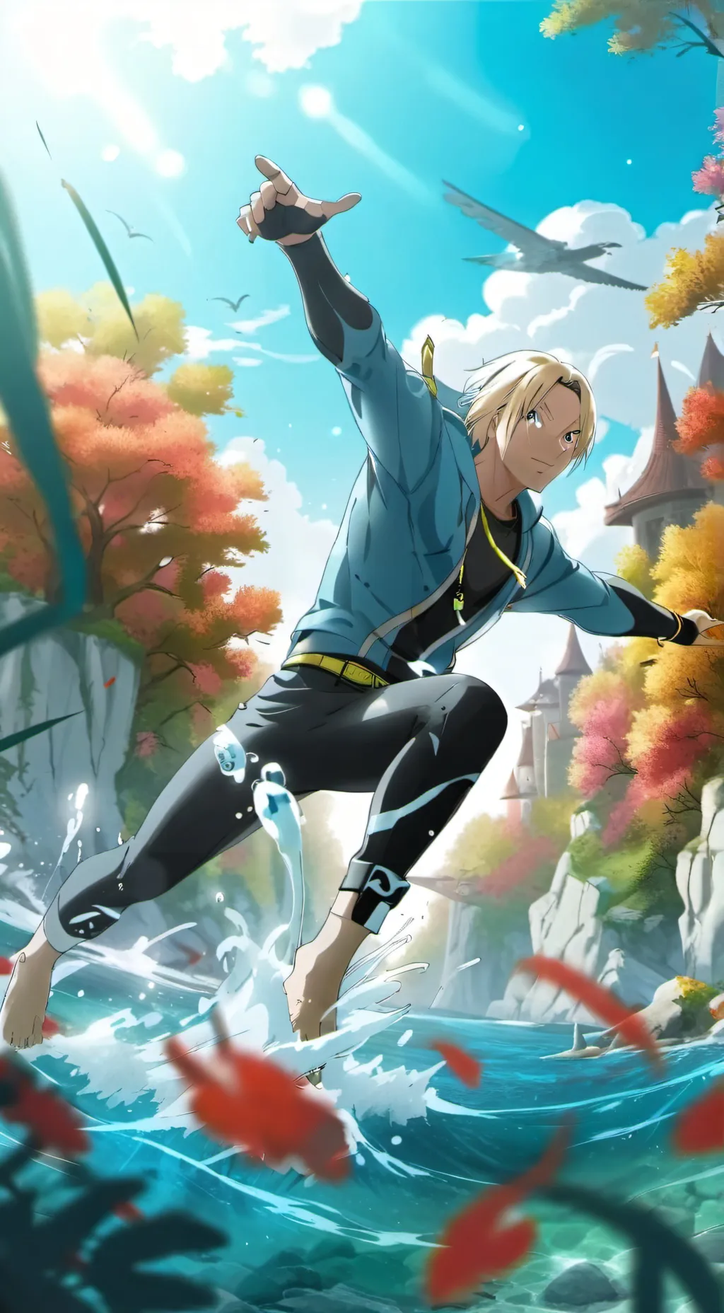 ai character: sakamoto days background