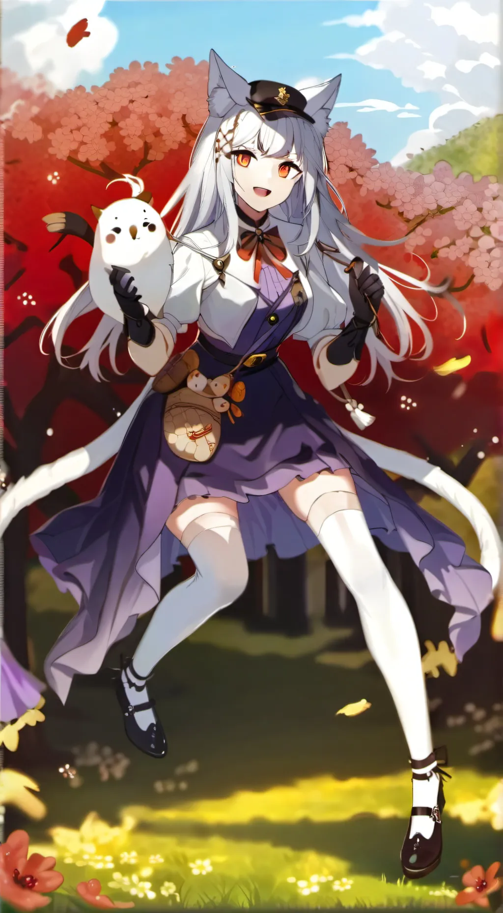 ai character: Luna background