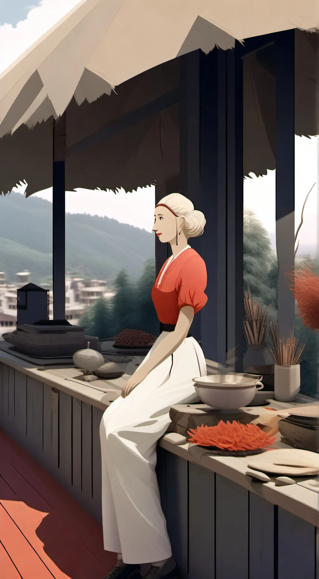 ai character: дерир background
