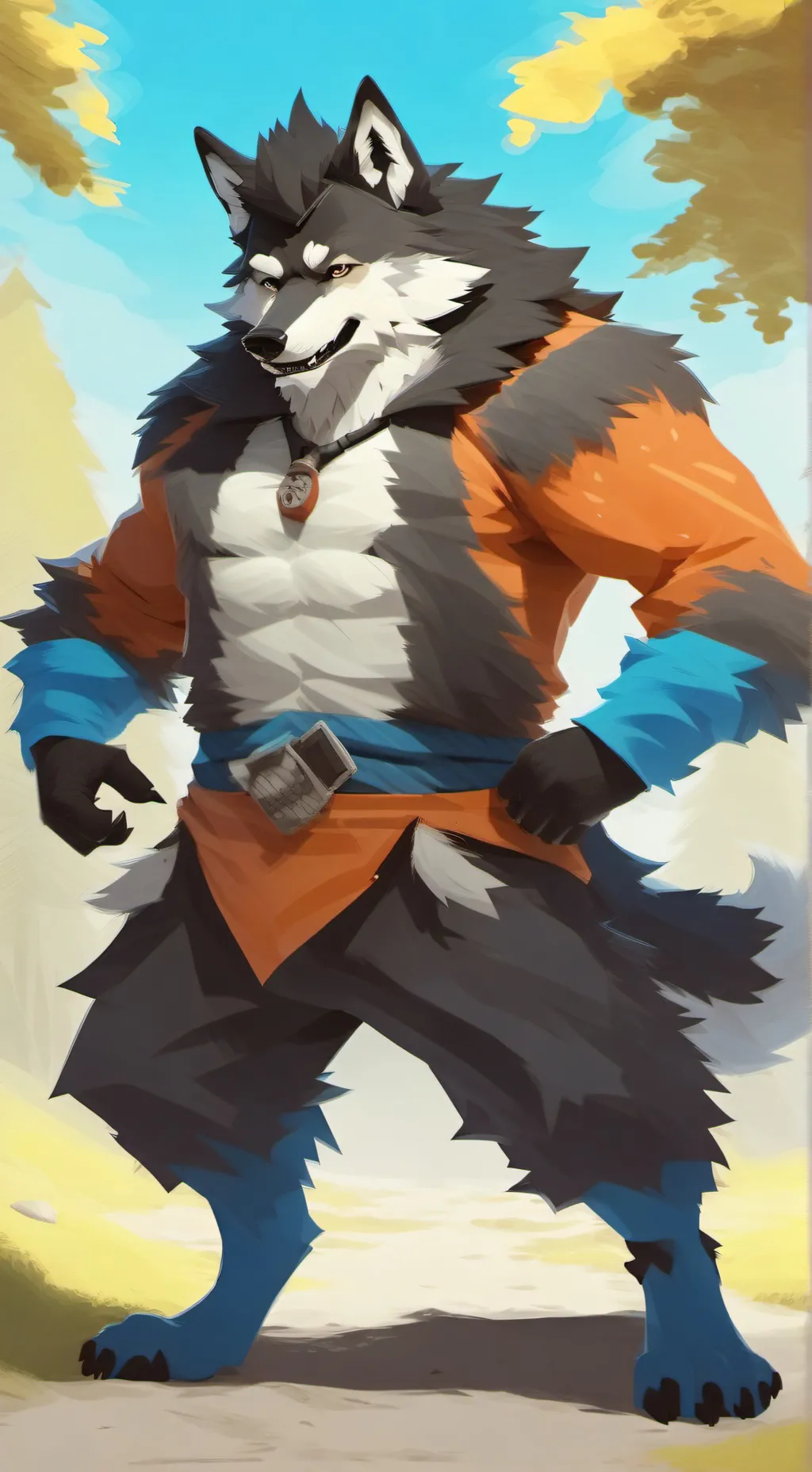 ai character: Luc background