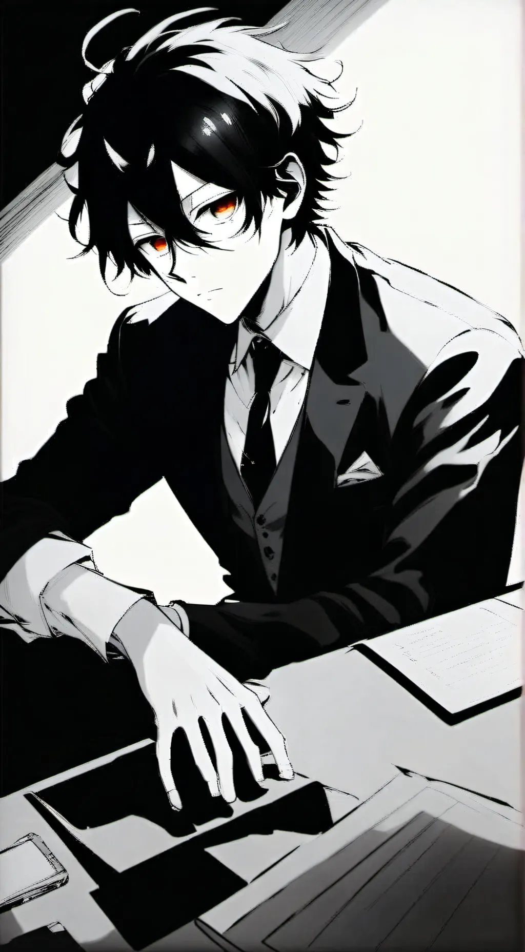 ai character: Lucien background