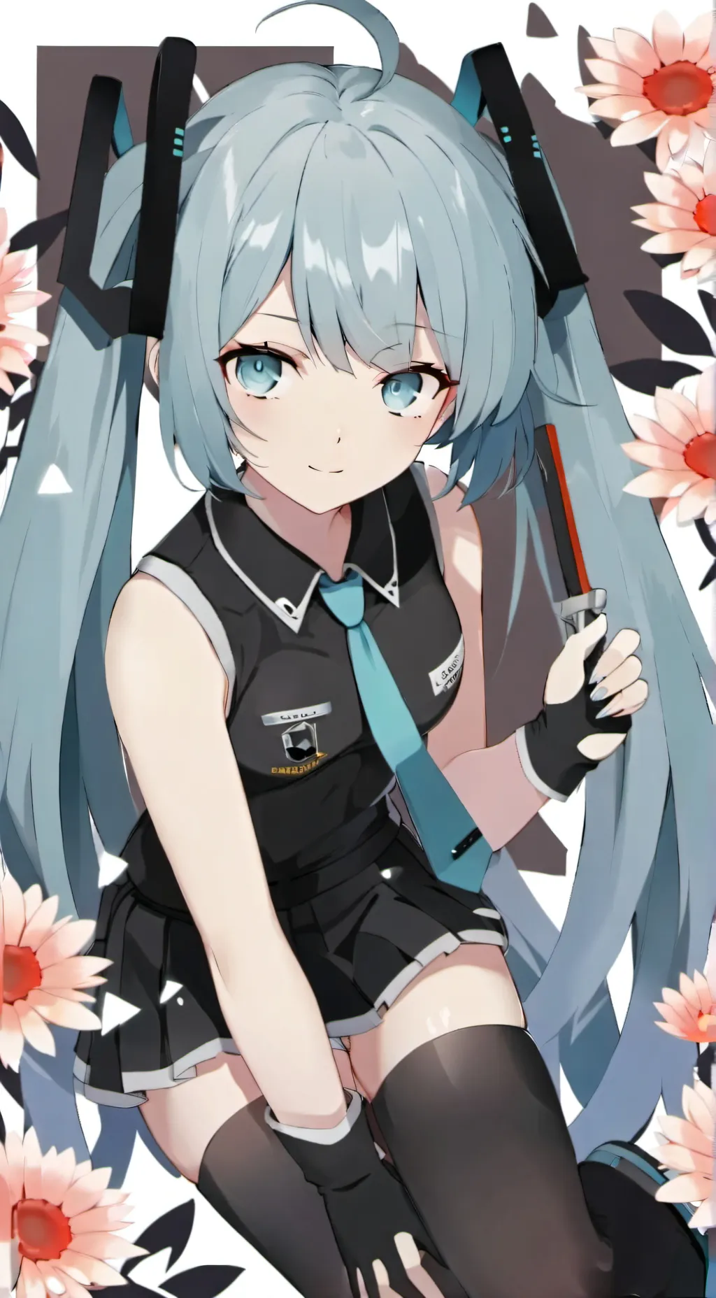 ai character: Miku background