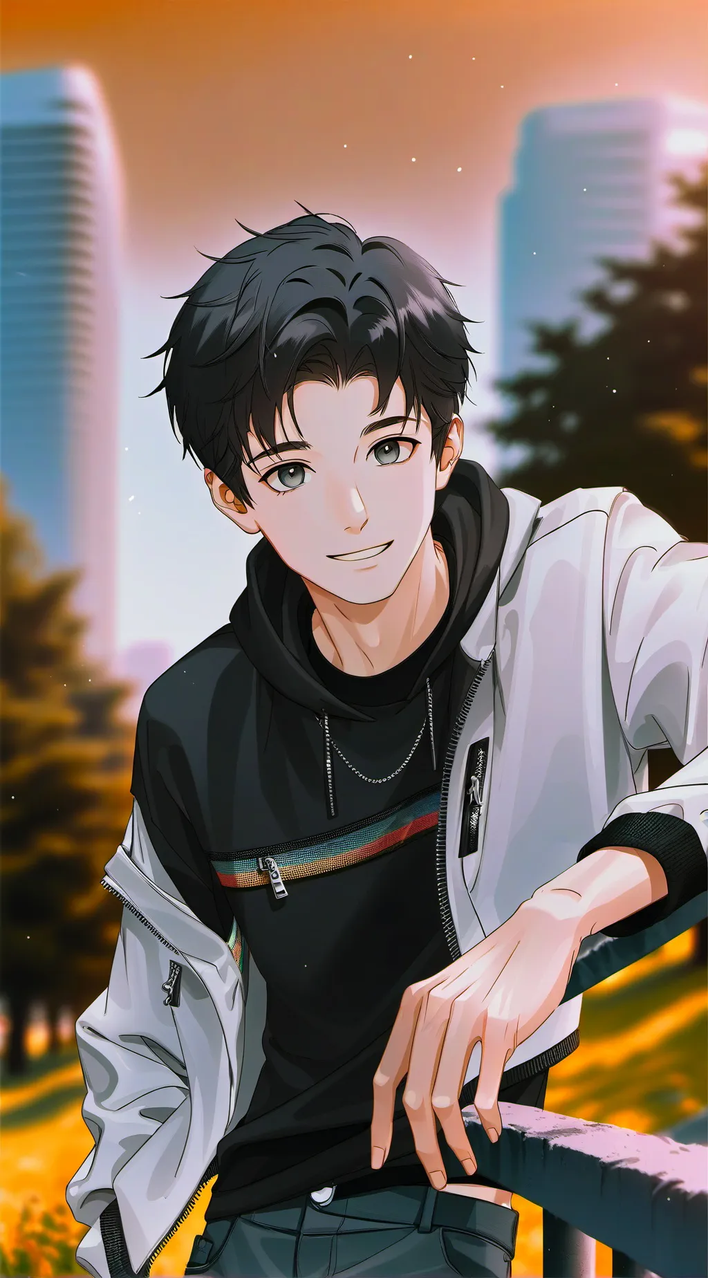 ai character: Чарли background