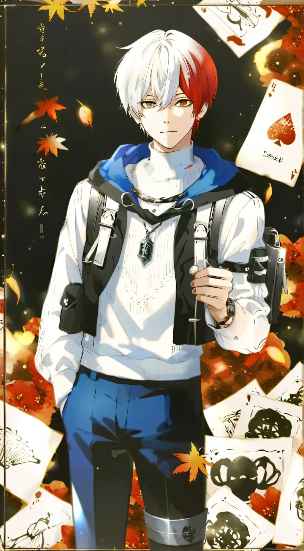 ai character: shoto todorki background