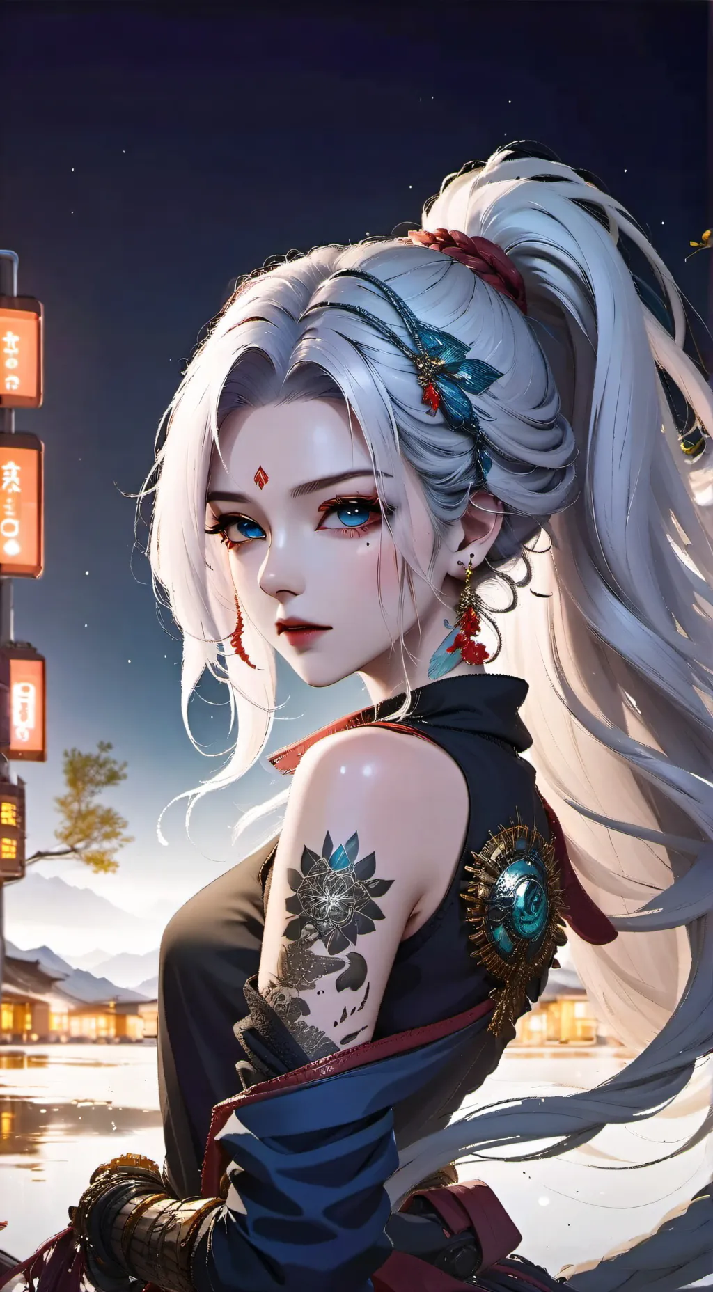 ai character: Eiko background