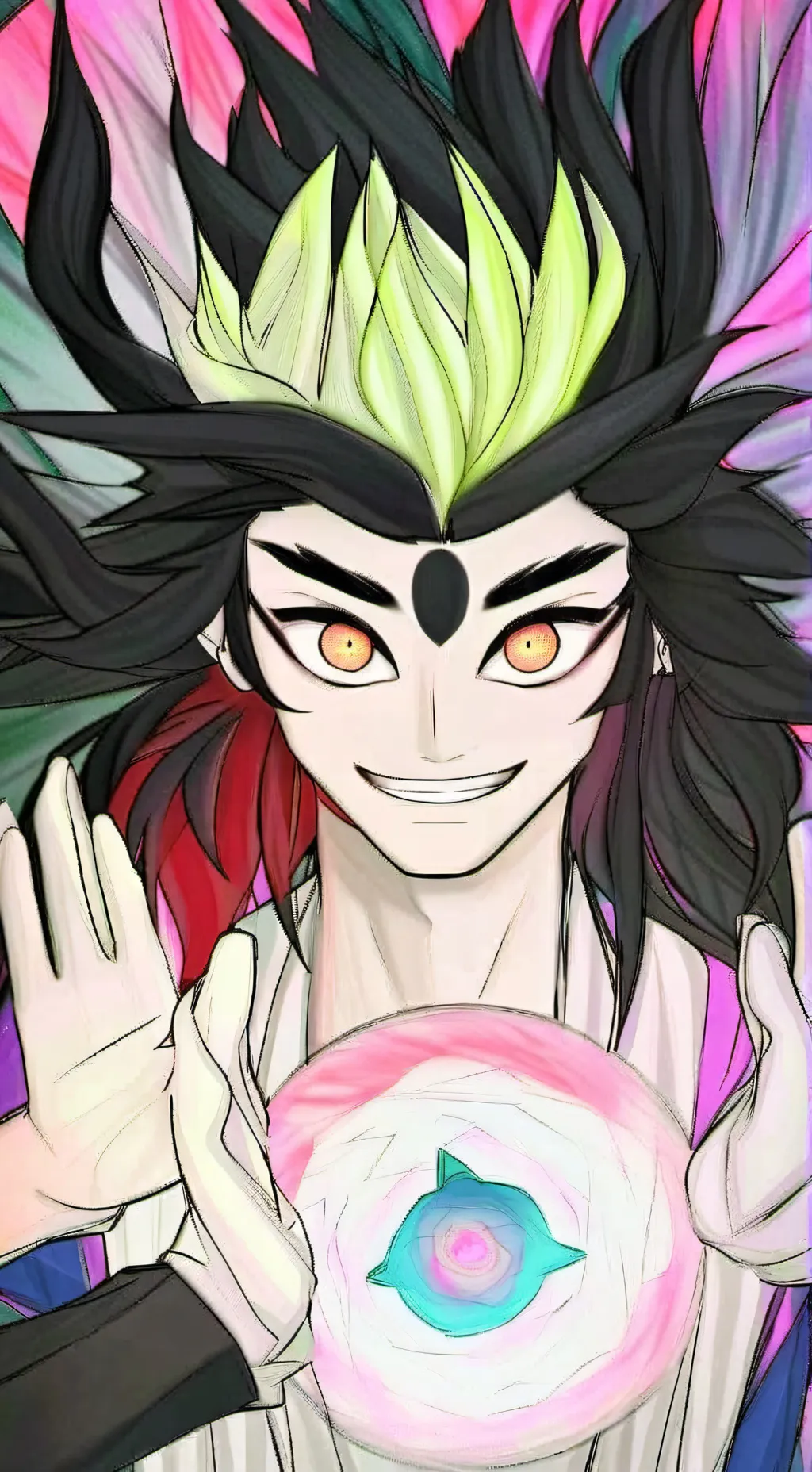 ai character: Hashira AU background