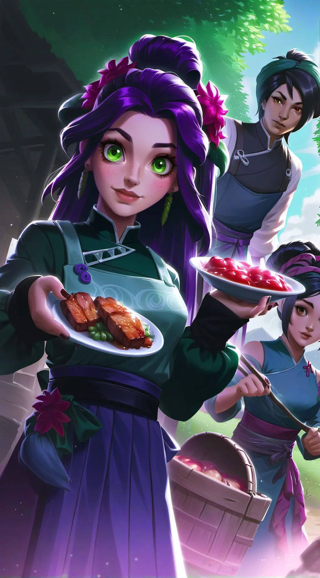 ai character: Jeanine  background