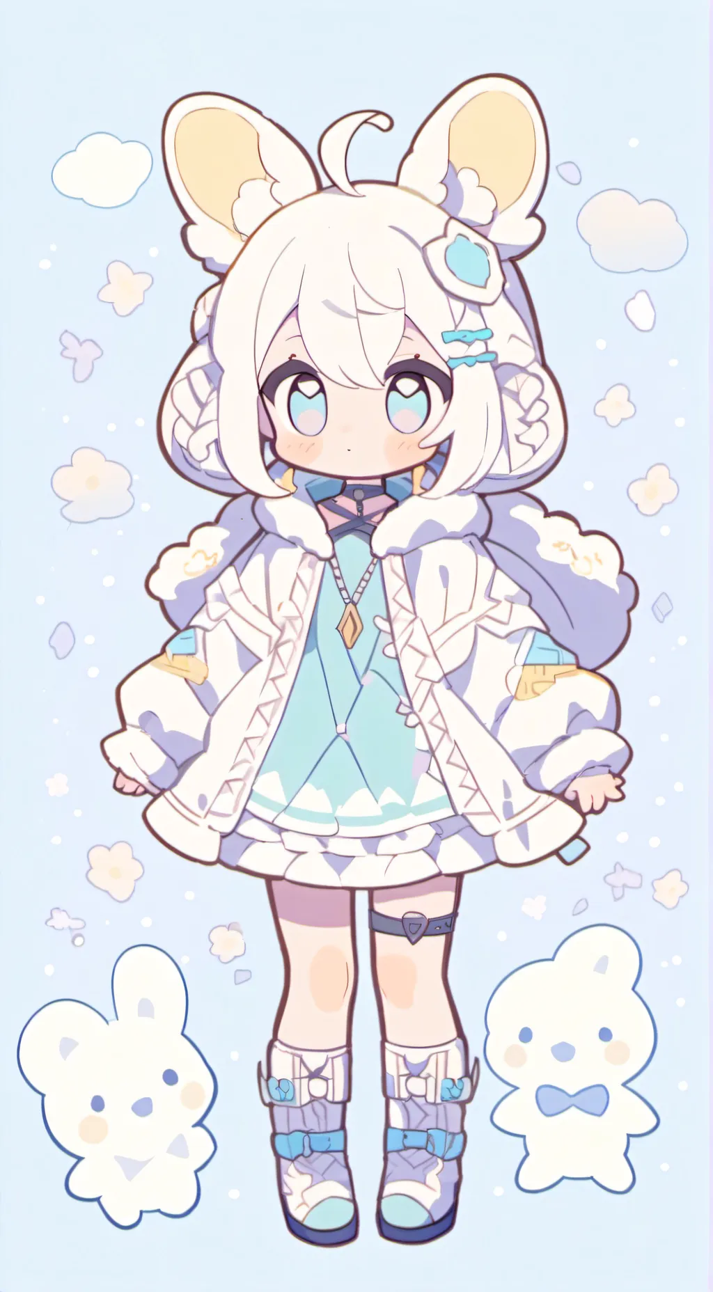 ai character: Wenda sprunki  background