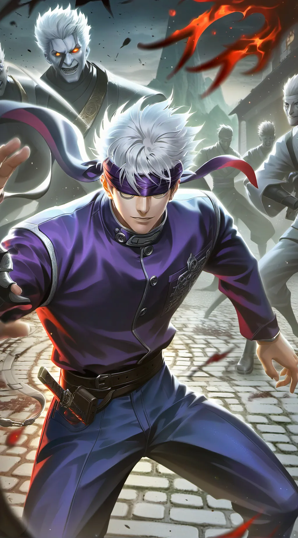 ai character: Gojo Satoru background