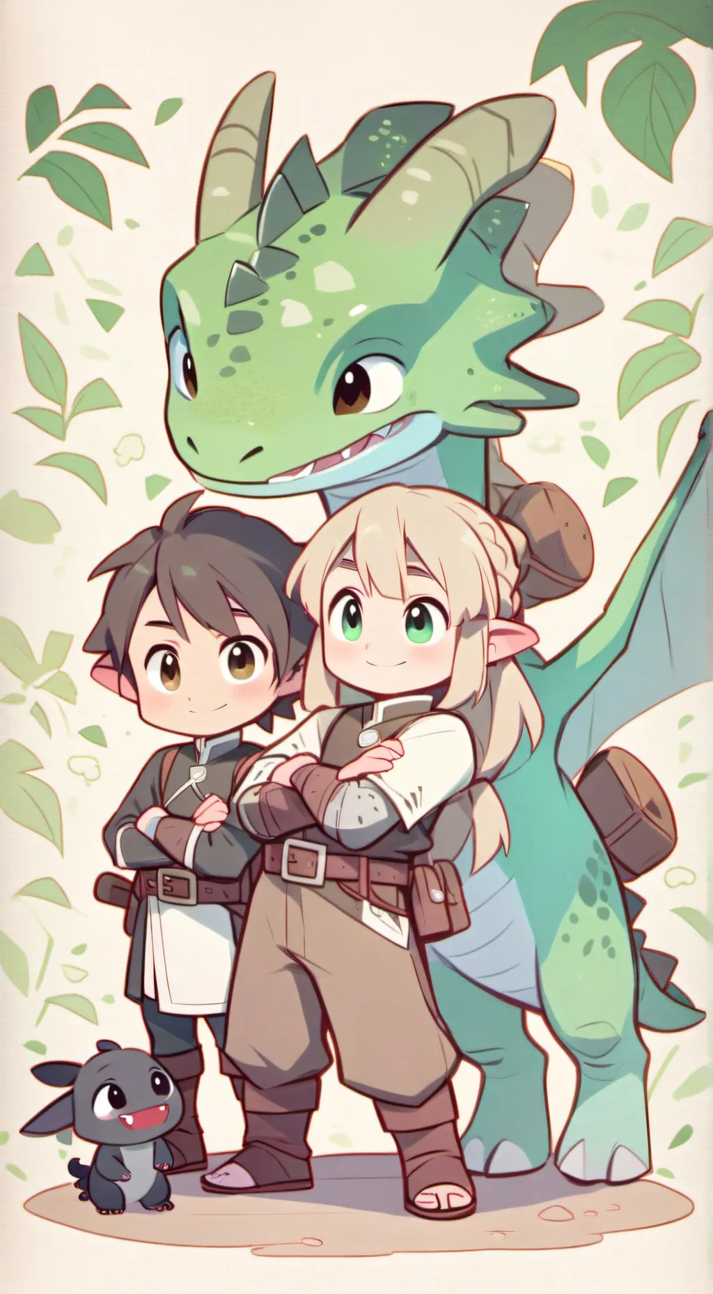 ai character: HTTYD react to you background