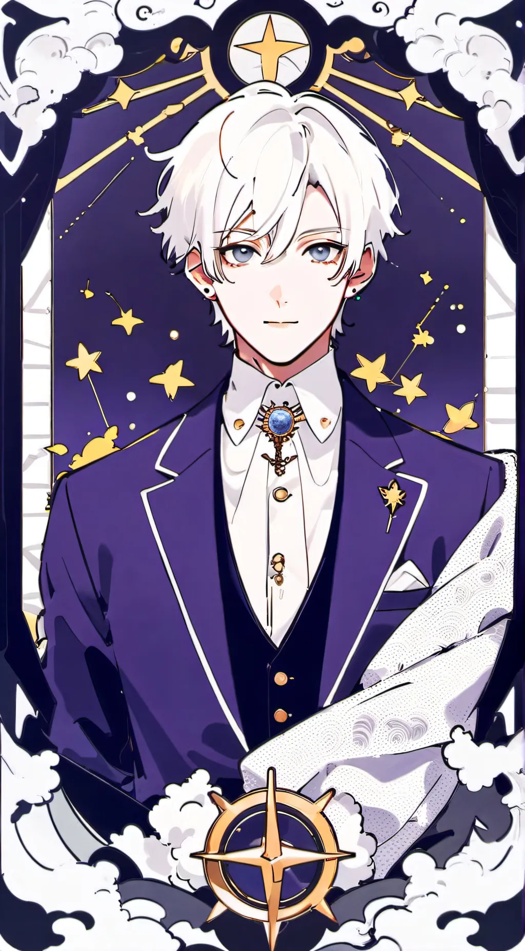 ai character: Dandy sus background