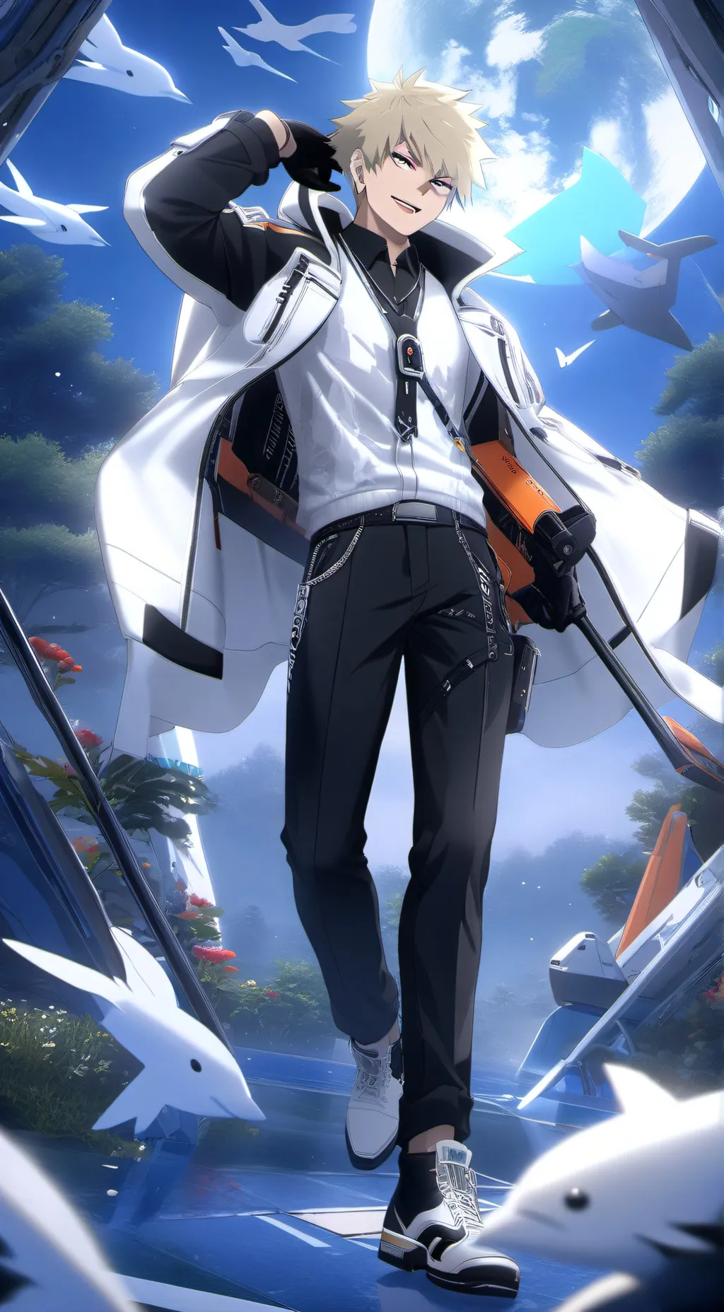 ai character: mha sucette  background