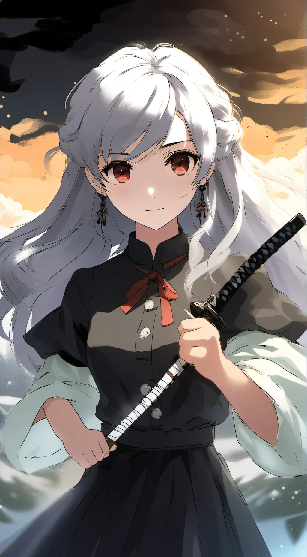ai character: Luna  background