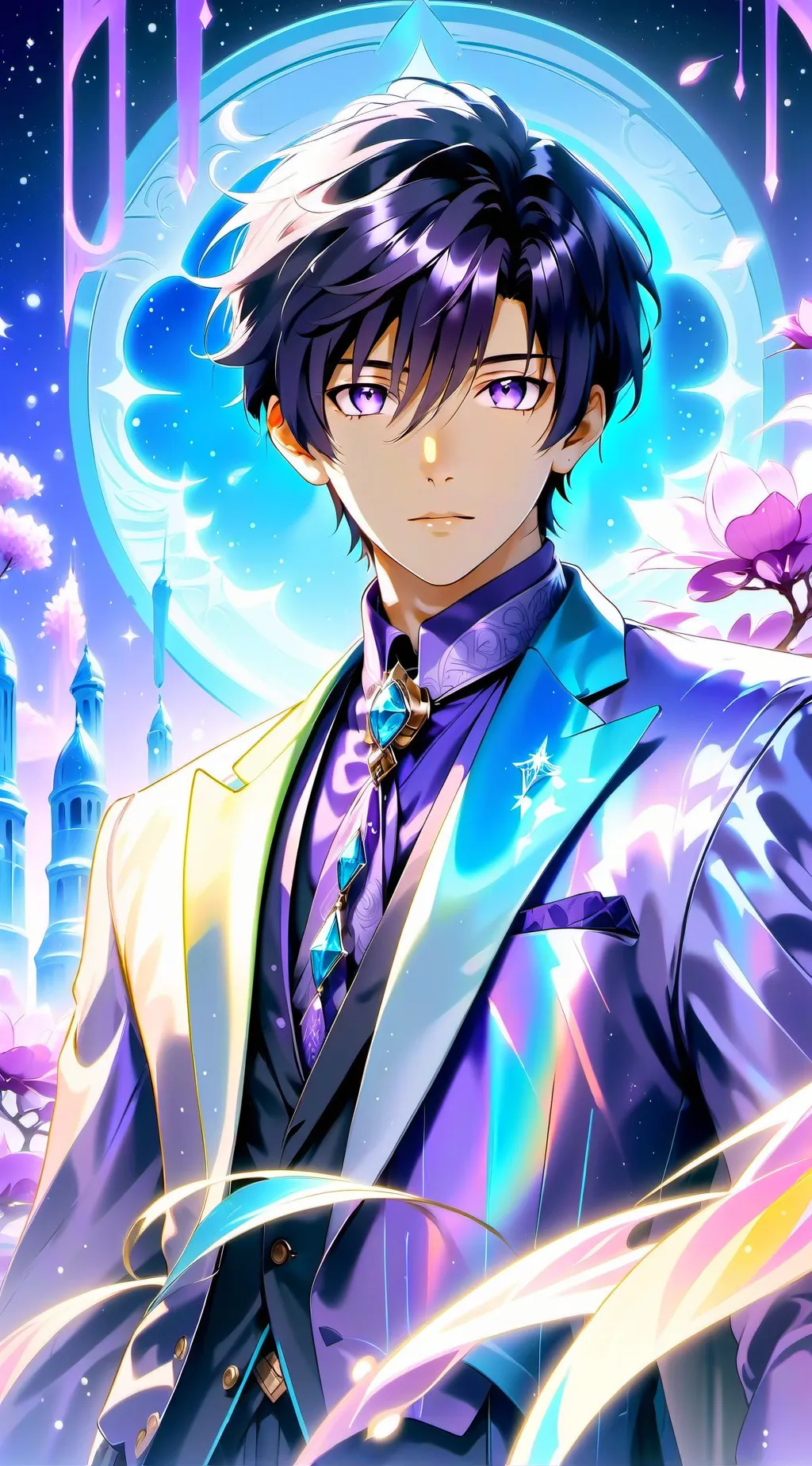 ai character: fer background
