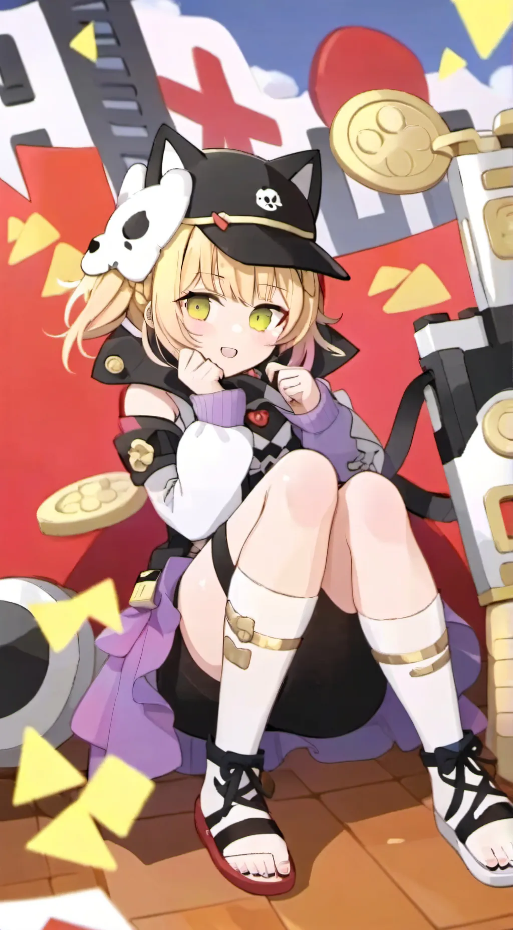 ai character: lea (child demon) background