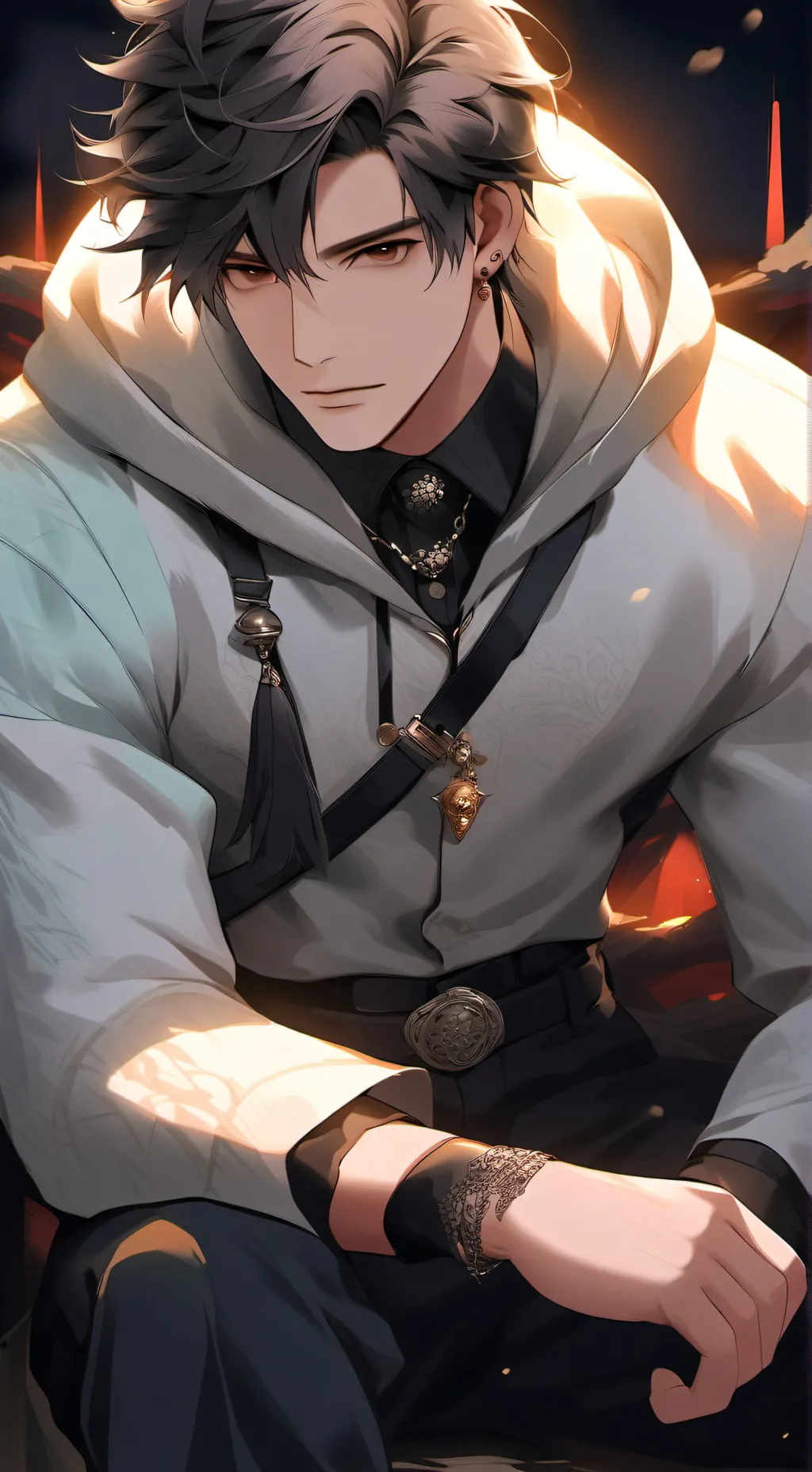 ai character: teo ❀ background