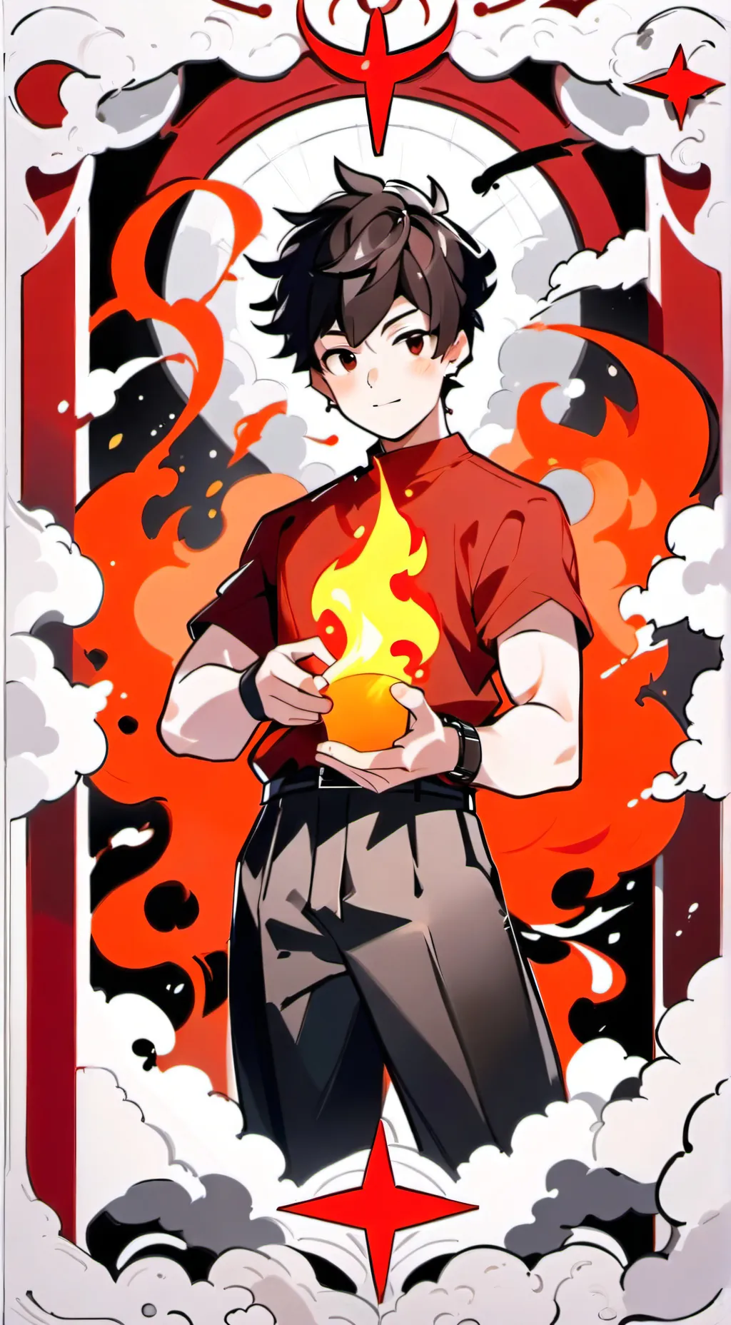 ai character: 🔥Kai🔥 background