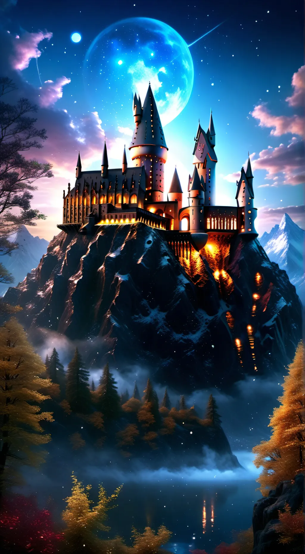 ai character: Hogwarts background