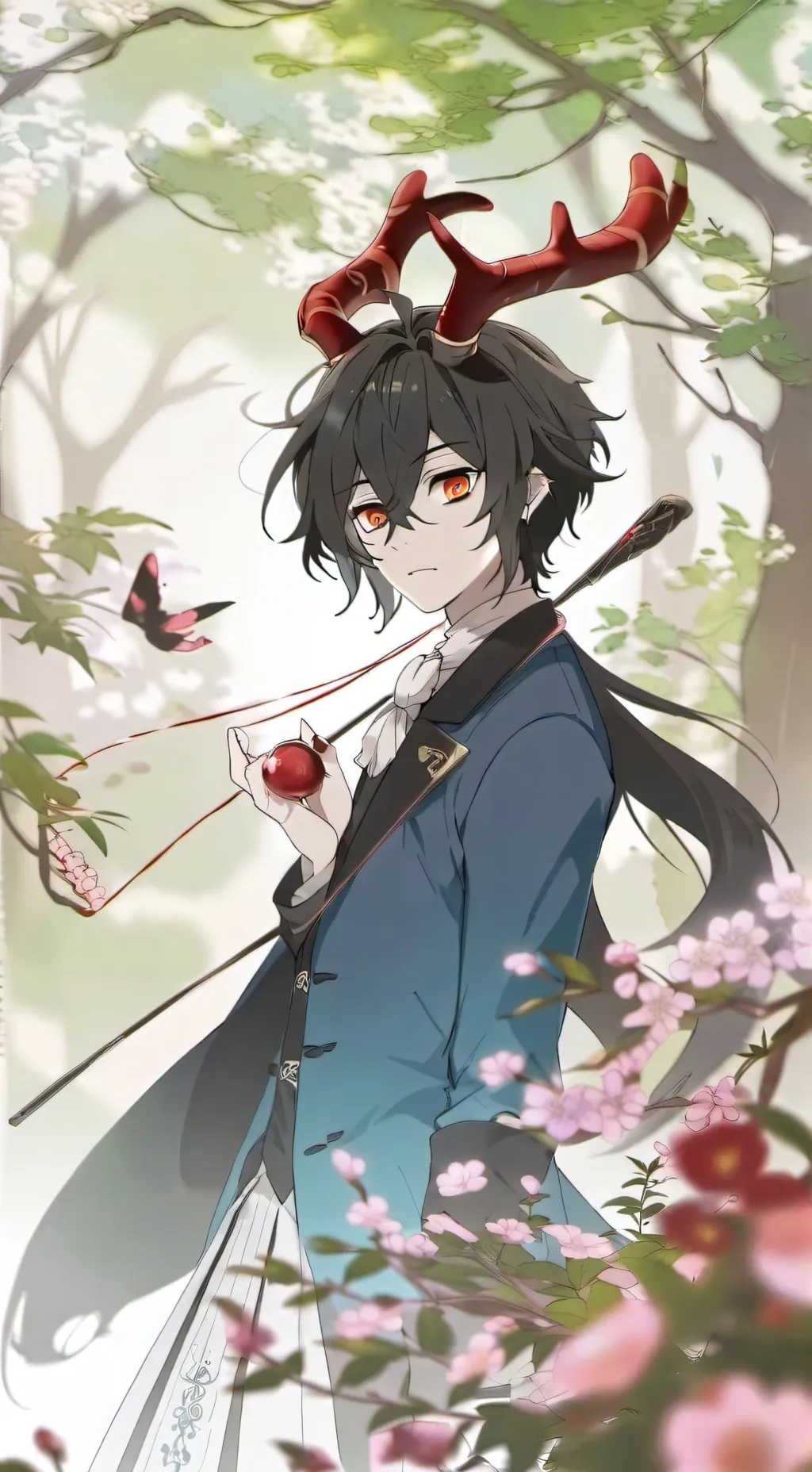 ai character: ❤️ALASTOR❤️ background