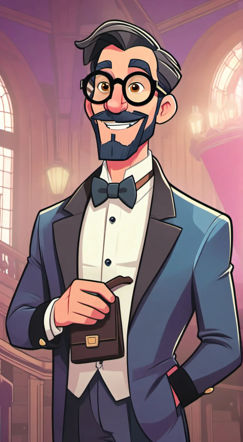 ai character: Doctor Heume  background