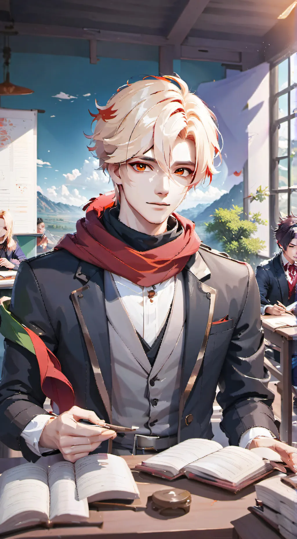 ai character: Mha brainwash background