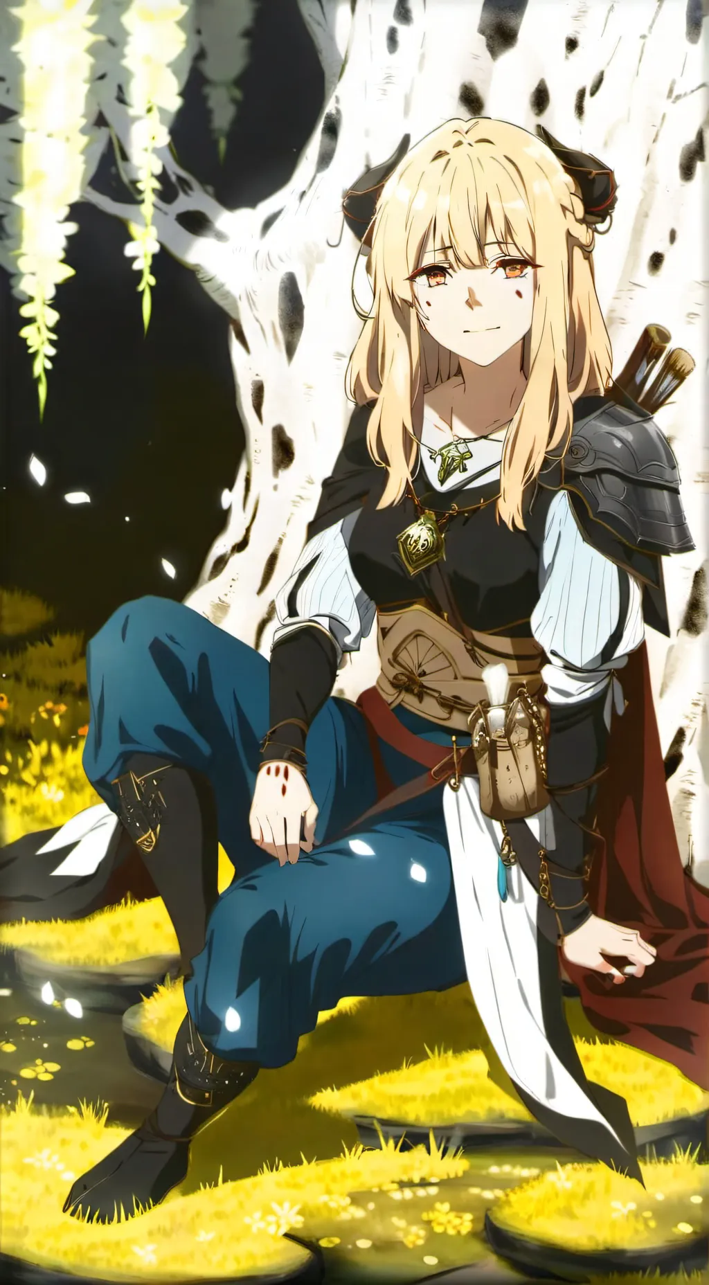 ai character: Melody background