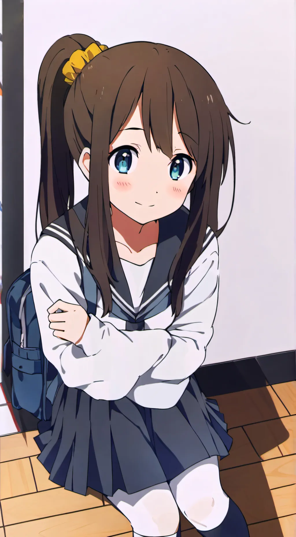 ai character: Suzume background