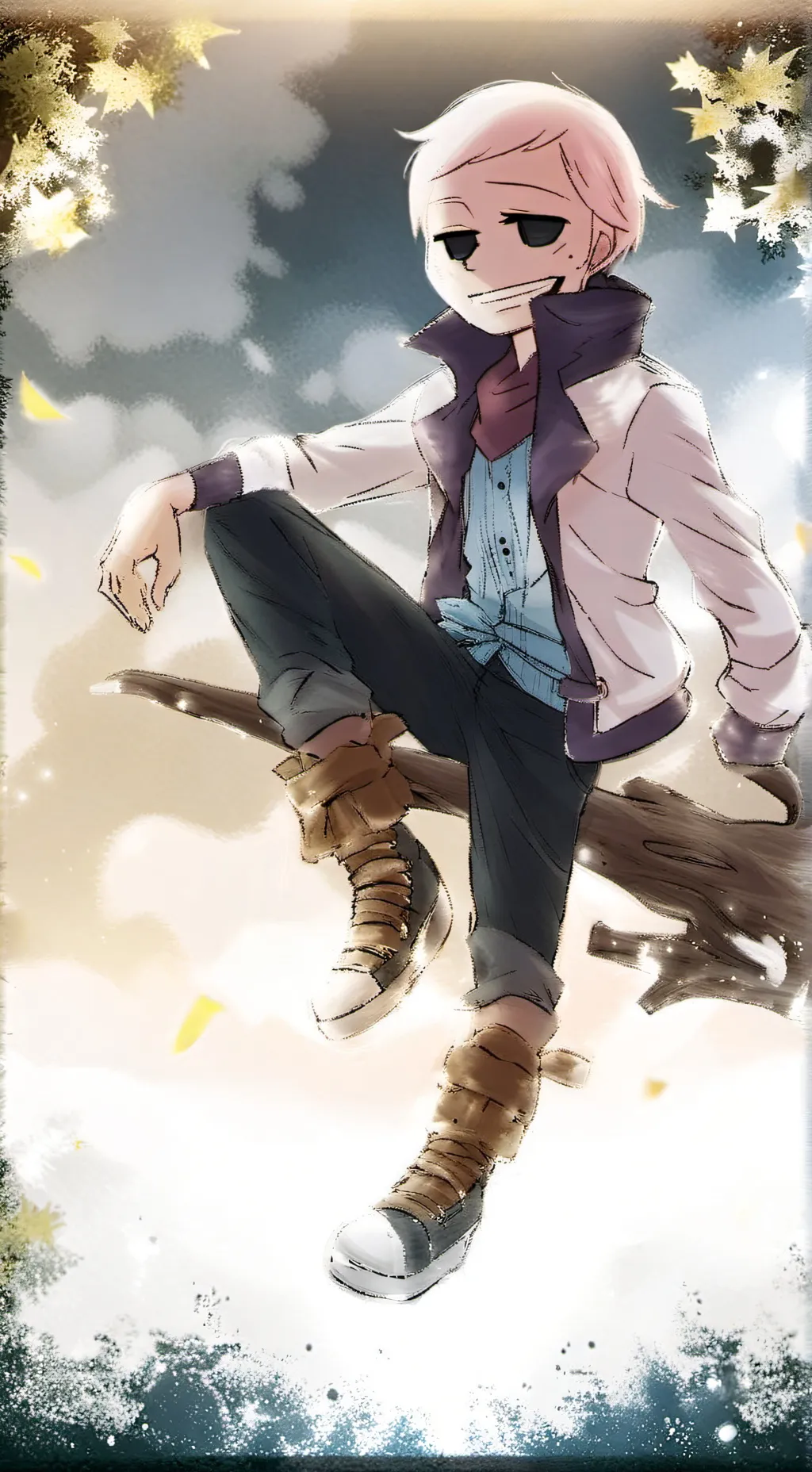 ai character: sans background