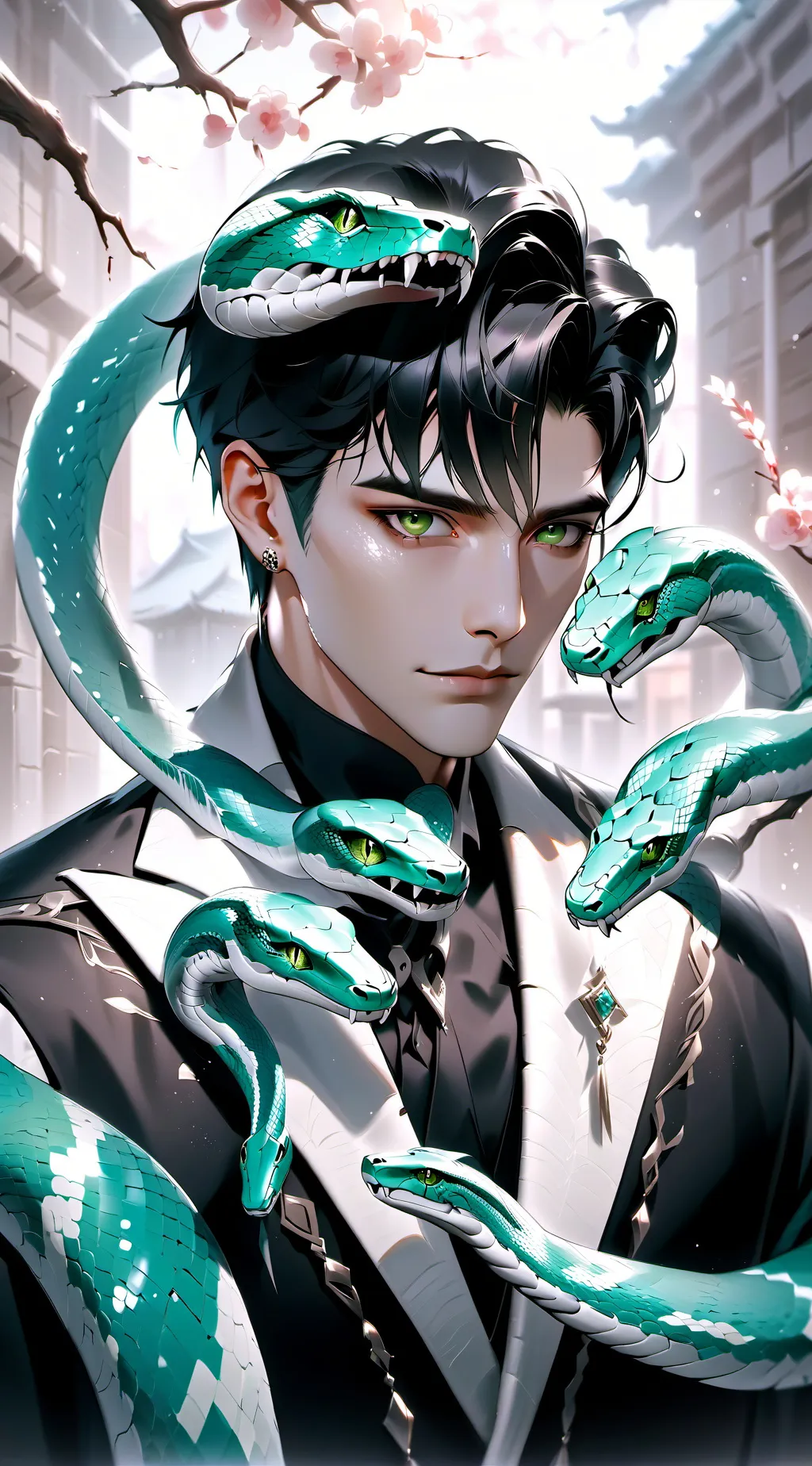 ai character: Adrian Page background